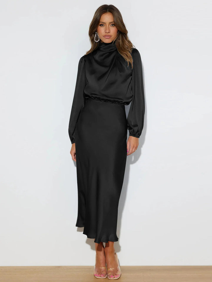 Robe de Soirée en Satin Élegante pour Femmes