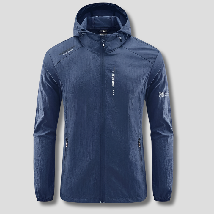 Veste d'été à capuche ultralégère et résistante au vent et au soleil pour hommes
