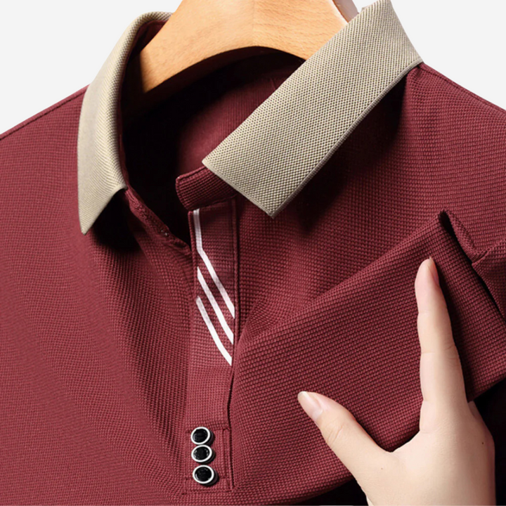 Polo Casual à Manches Longues pour Homme