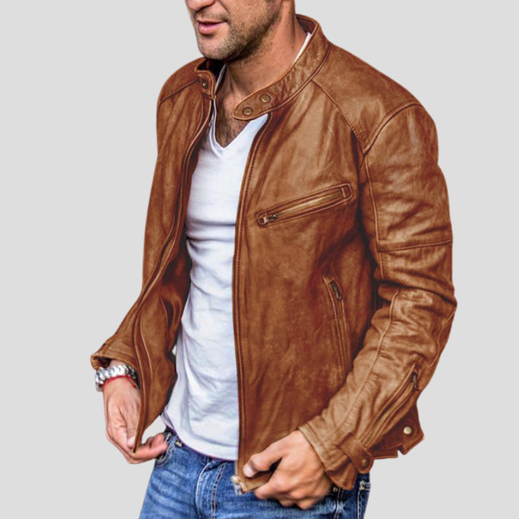 Veste pour homme à col montant – Couche moderne pour le port quotidien