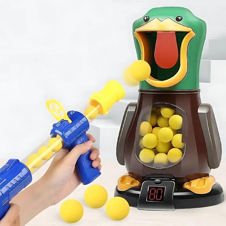 Jeu de Billes Souples Alimenté par Air avec Canard Marcheur et Lumières