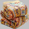 Couverture Réversible Boho Lever du Soleil – Chaleur Artistique avec Design Double Face