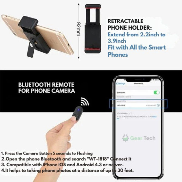 Trépied Selfie Bluetooth