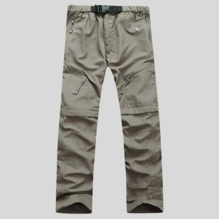 Pantalons de randonnée pour hommes 2 en 1 – Style rugged avec fonction convertible