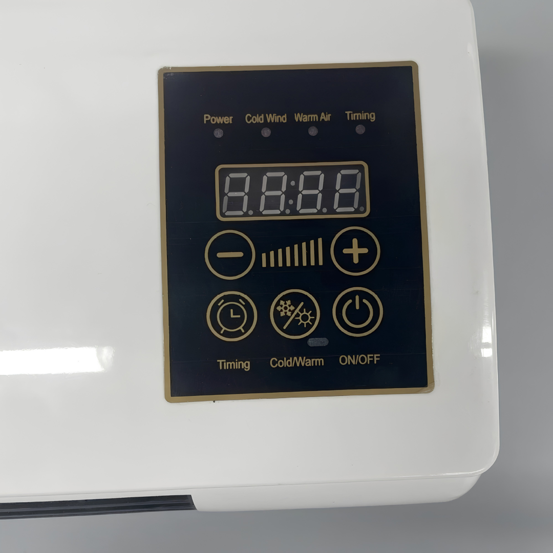 Chauffage et ventilateur mural 2-en-1 – Chauffage rapide et circulation d'air frais