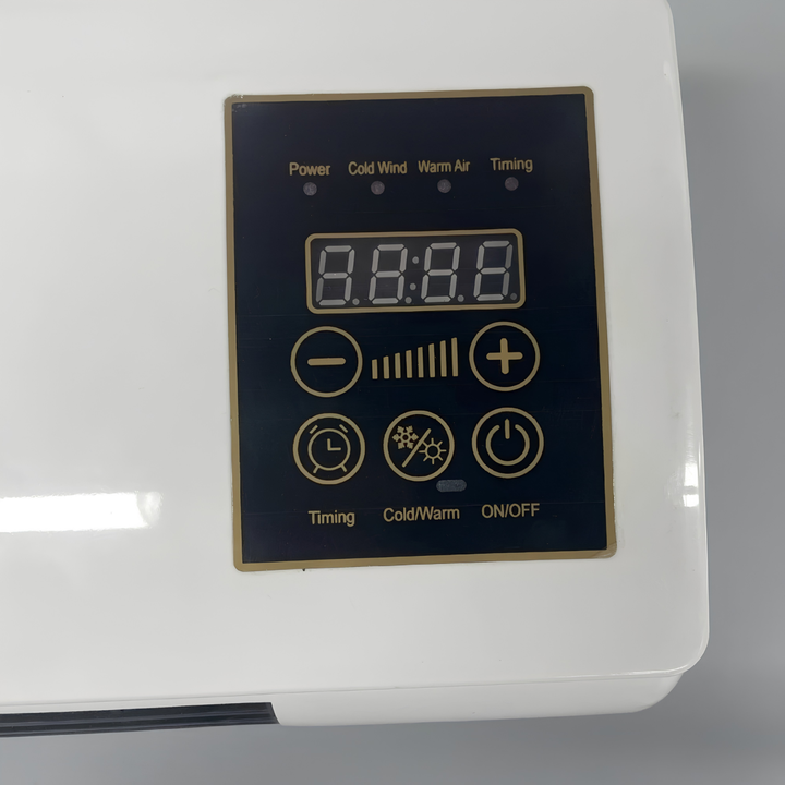 Chauffage et ventilateur mural 2-en-1 – Chauffage rapide et circulation d'air frais