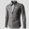 Chemise pour homme à manches longues – Design classique en coton