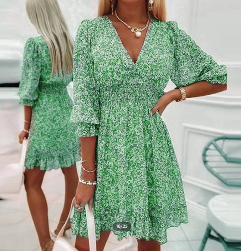 Robe Mini Florale Boho Charme Bohème Effortless pour Jours Ensoleillés