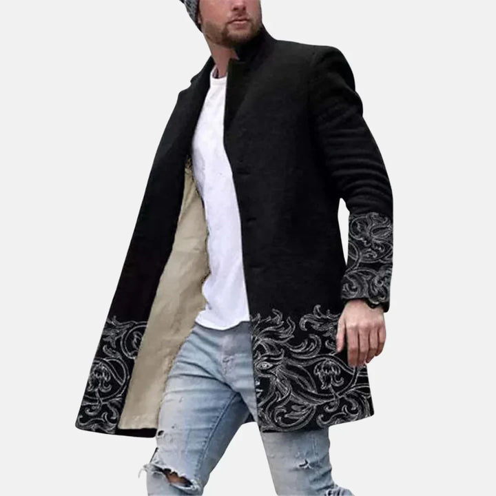 Manteau à Impression de Rue – Veste Casual et Ajustable pour Homme