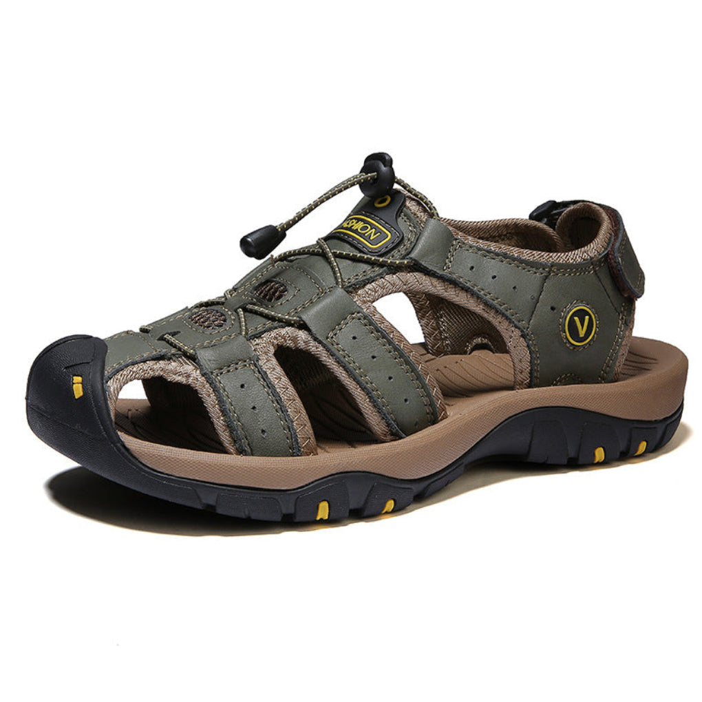 Sandales pour hommes conçues pour l'équilibre avec sangles ajustables