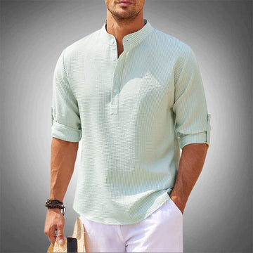 Maurice – Chemise en Lin Stylée pour l'Homme Moderne