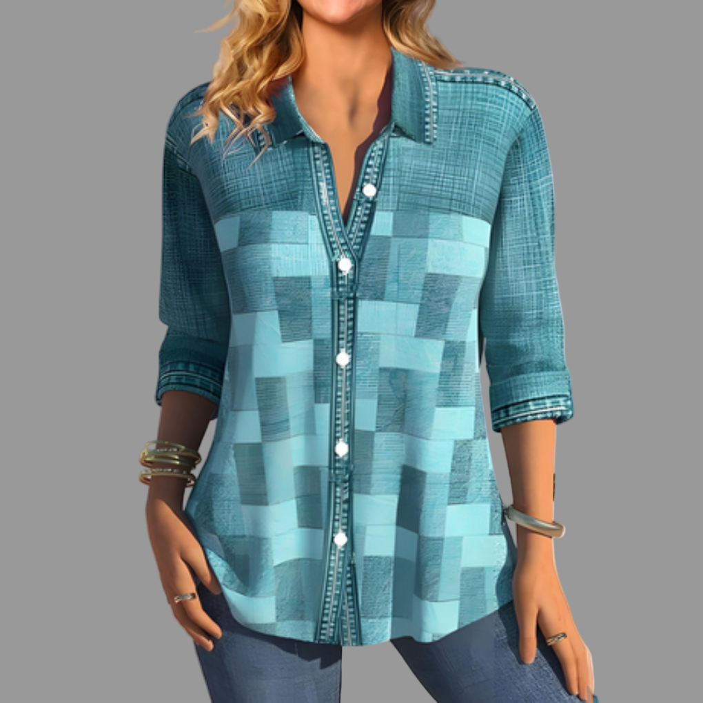 Blouse à boutons pour femmes – Style quotidien Venalin
