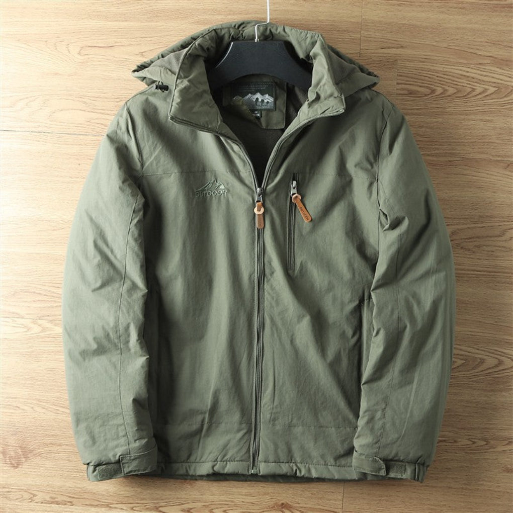 Veste extérieure imperméable respirante pour hommes avec capuche