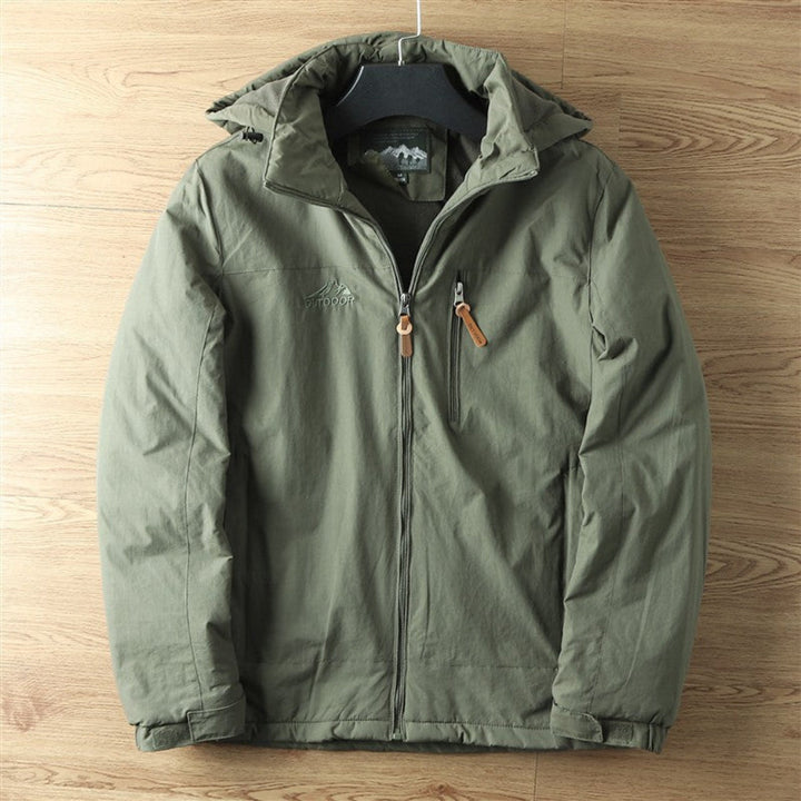 Veste extérieure imperméable respirante pour hommes avec capuche