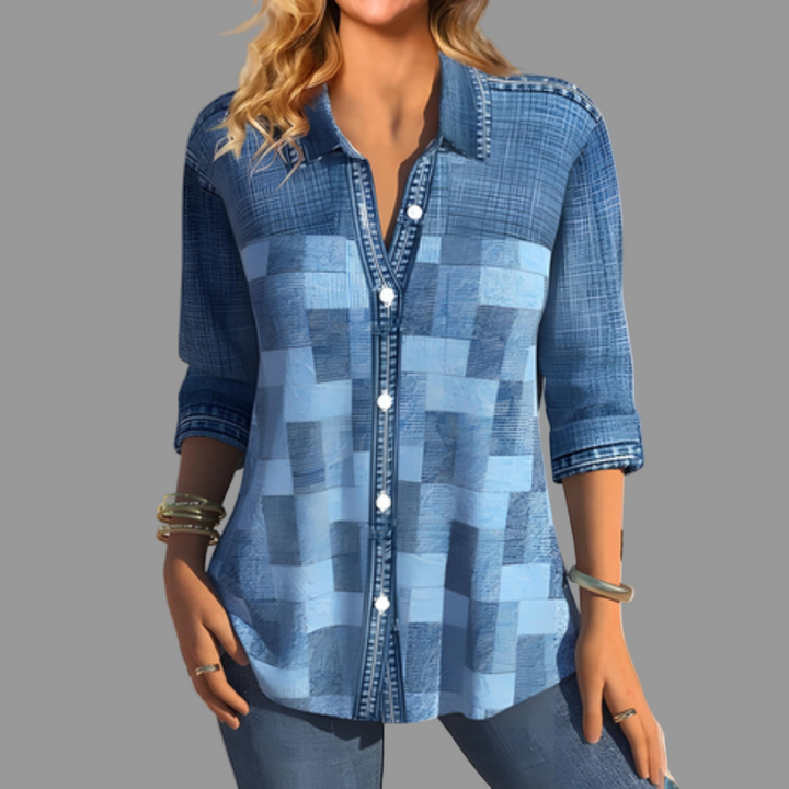 Blouse à boutons pour femmes – Style quotidien Venalin