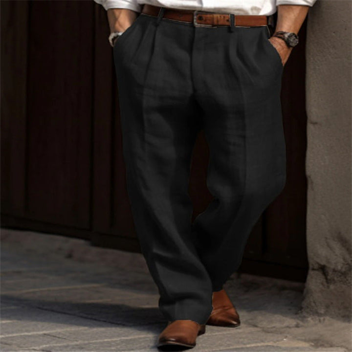 Pantalons légers en lin pour hommes