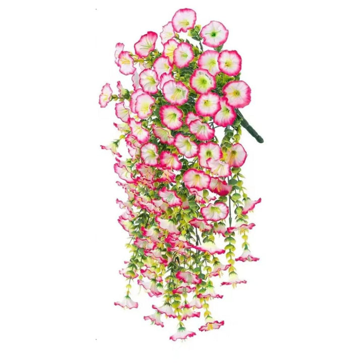 Décor Suspendu Fleur Artificielle Gloire du Matin Résistante aux UV