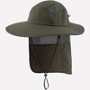 Chapeau de pêche avec flap pour protection extérieure