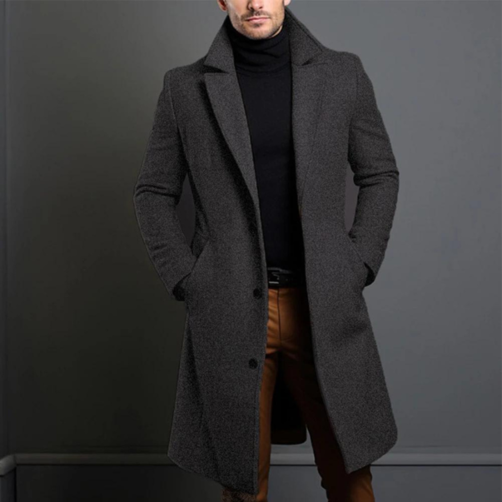 Manteau en laine pour homme – Style intemporel pour jours froids