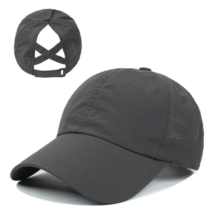 Casquette de baseball sport en maille unisexe respirante avec ajustement réglable