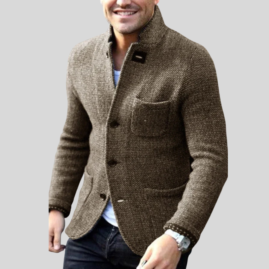 Blazer en Duvet pour Homme – Style Moderne avec Chaleur par Temps Froid