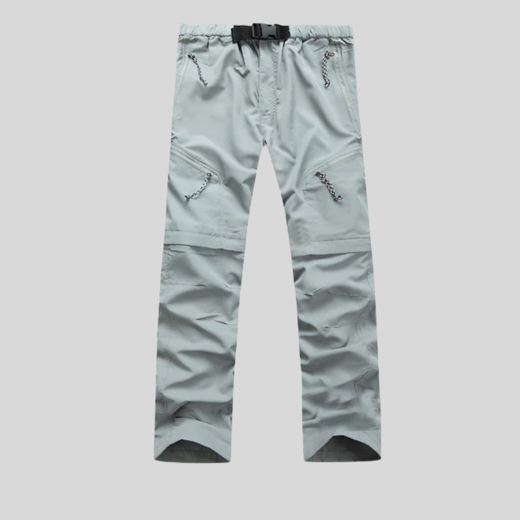 Pantalons de randonnée pour hommes 2 en 1 – Style rugged avec fonction convertible