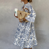 Maisie | Robe Mini Longue à Manches Boho pour Femme