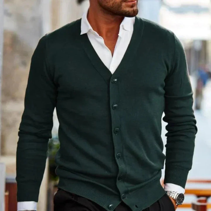 Cardigan en Coton pour Hommes Style Casual