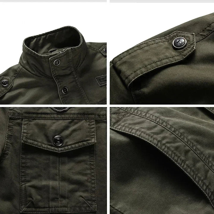 Veste militaire pour homme mi-saison – Style rugueux et fonctionnalité quotidienne