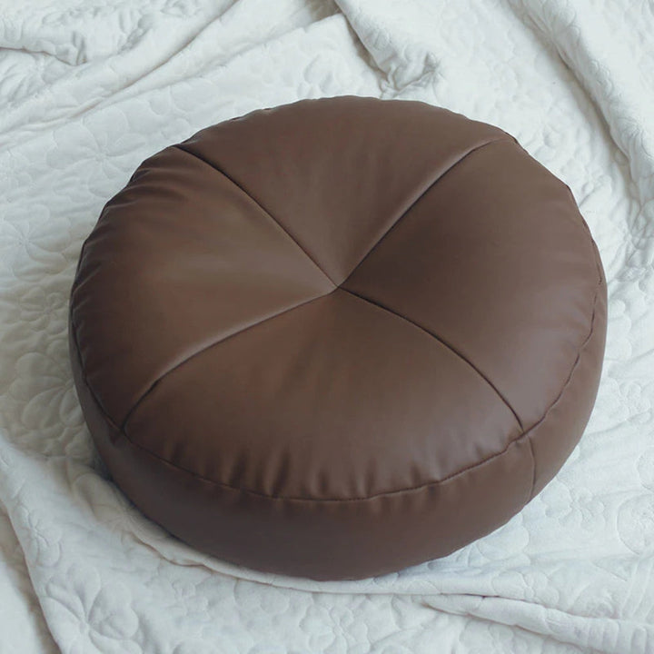 Coussin en Cuir PU Nappa style japonais