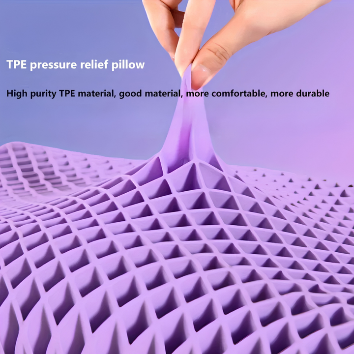 Coussin cervical TPE respirant avec soutien zéro pression
