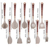 Ensemble de 10 Ustensiles de Cuisine en Silicone Luxe