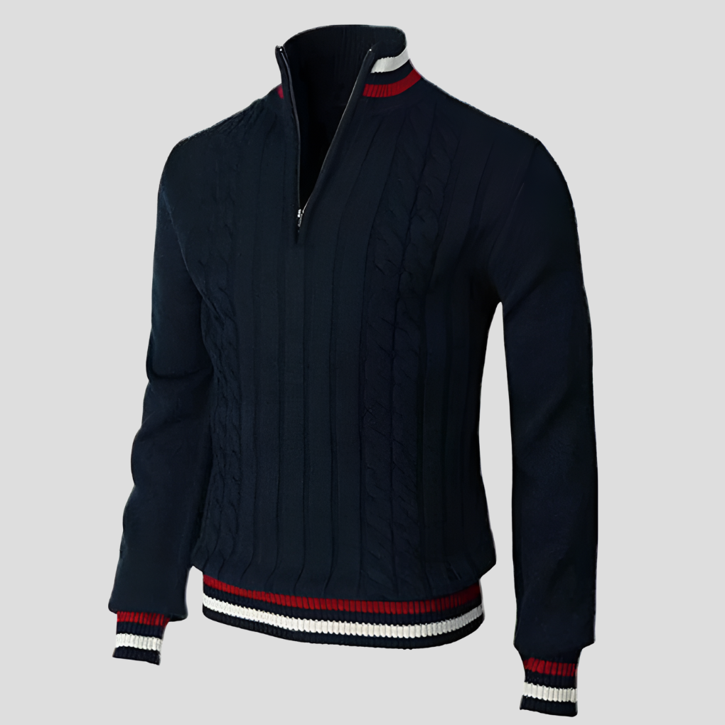 Pull Zippé Chic pour Hommes