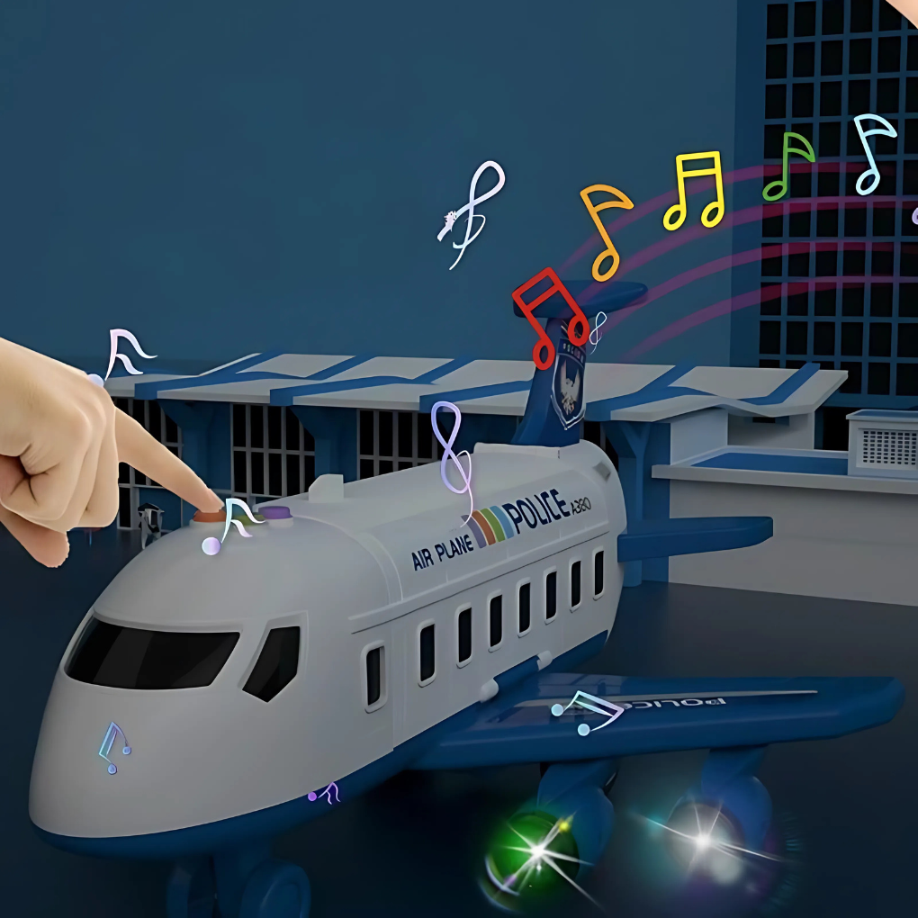 Jouet Avion de Passagers de Stockage Déformable
