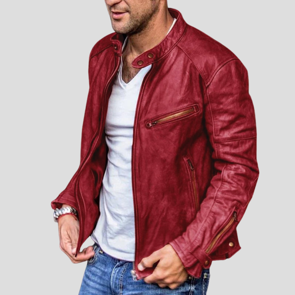 Veste pour homme à col montant – Couche moderne pour le port quotidien