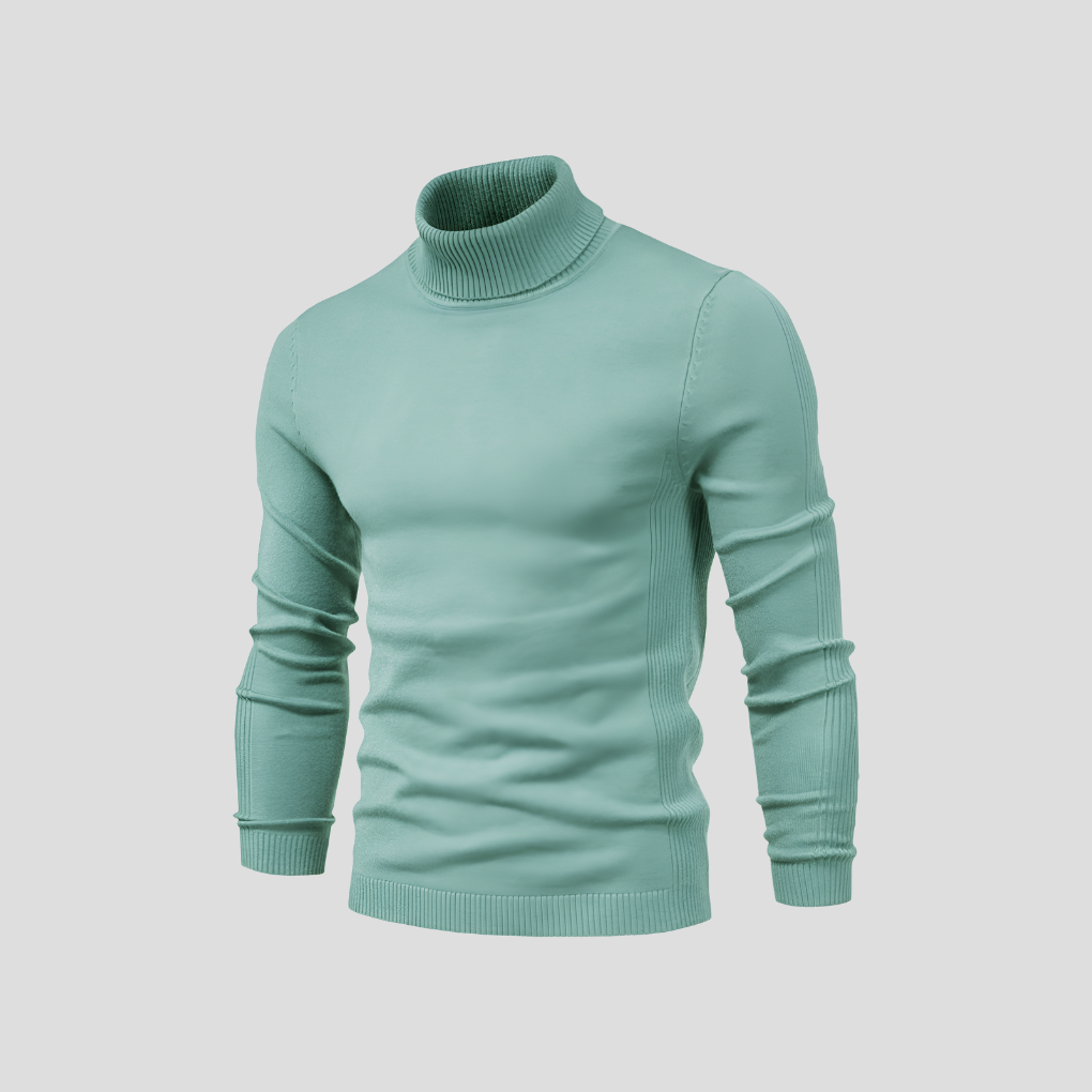 Pull Col Roulé Homme – Casual – Toute Saison