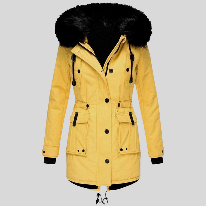 Manteau d'hiver pour femmes avec capuche – Couche fonctionnelle avec poches