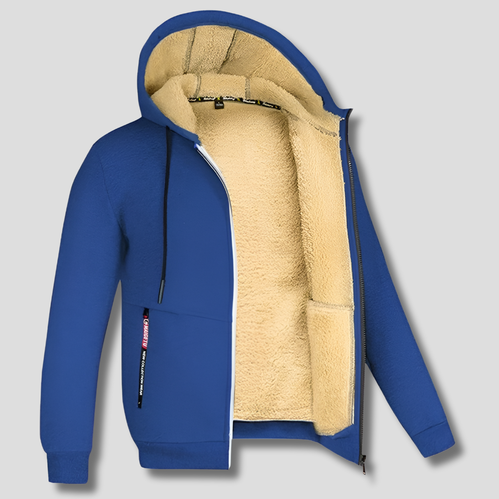 Pull Fleece pour Homme avec Doublure en Fourrure