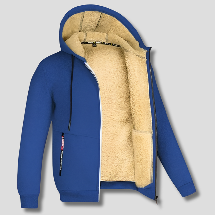 Pull Fleece pour Homme avec Doublure en Fourrure