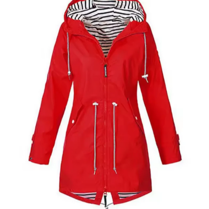 Veste imperméable avec capuche pour femmes