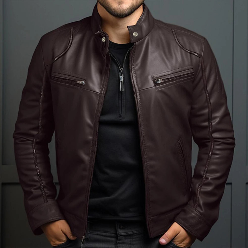 Veste de Moto Rétro Stylée pour Hommes Esthétique Vintage avec Confort Quotidien