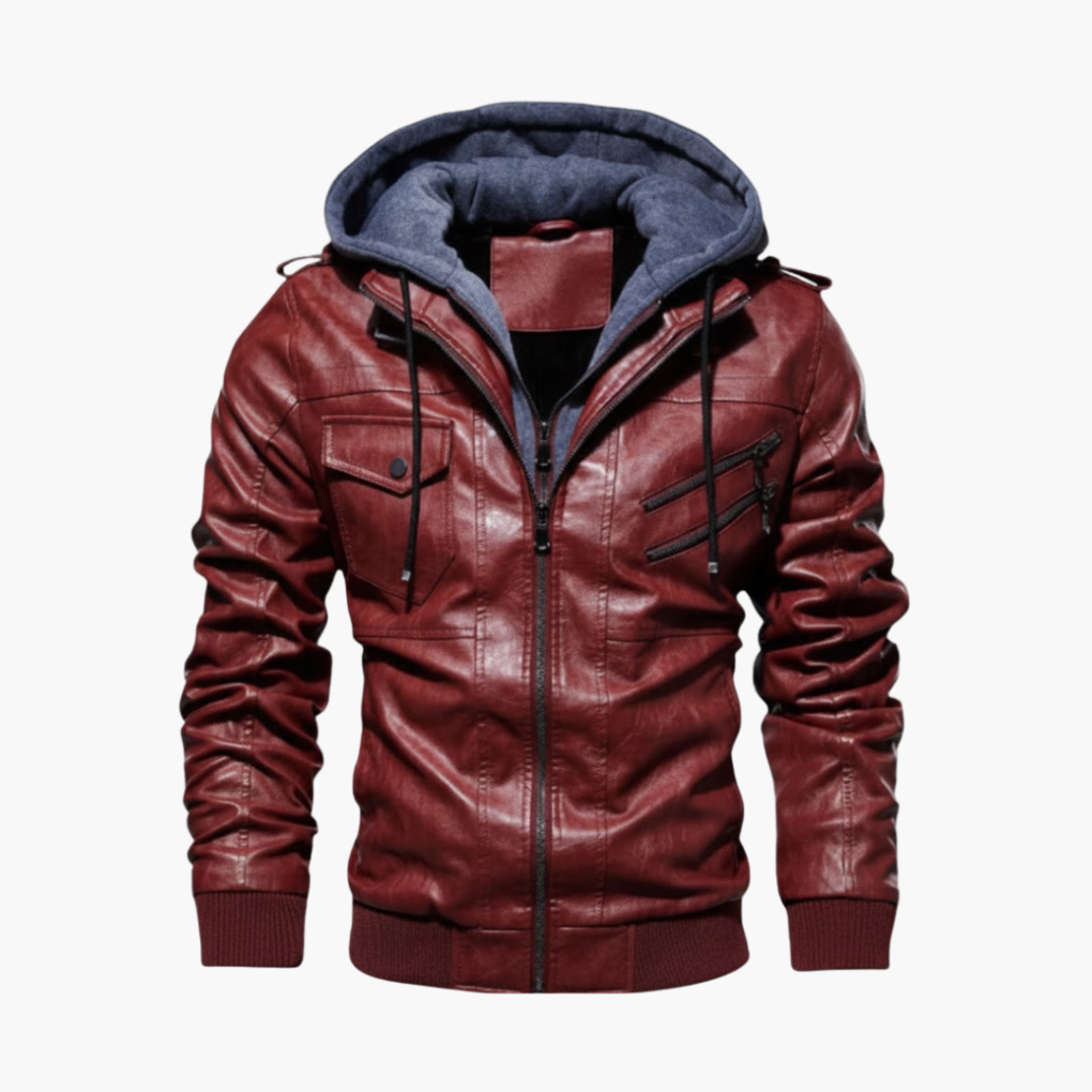 Veste à capuche pour hommes avec plusieurs poches