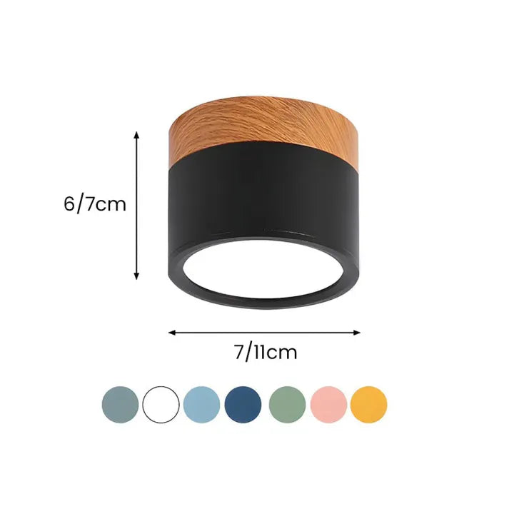 LumiStyle - Éclairage Plafonnier Cylindrique LED pour Couloir Modern