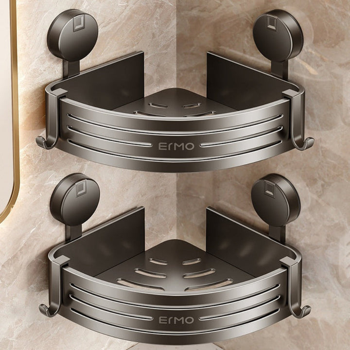 Étagère de bain sans perçage Triangle Toilettes
