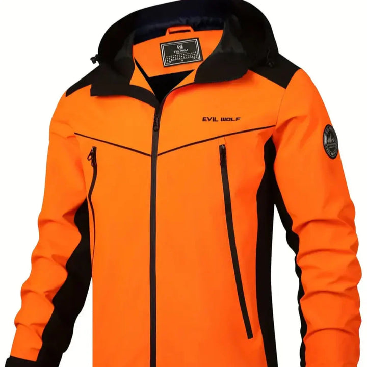 Veste extérieure imperméable avec design réfléchissant