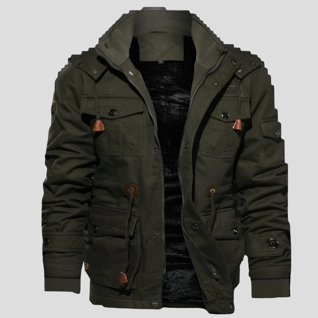 Veste Homme Robuste Résistante au Vent et Chaude