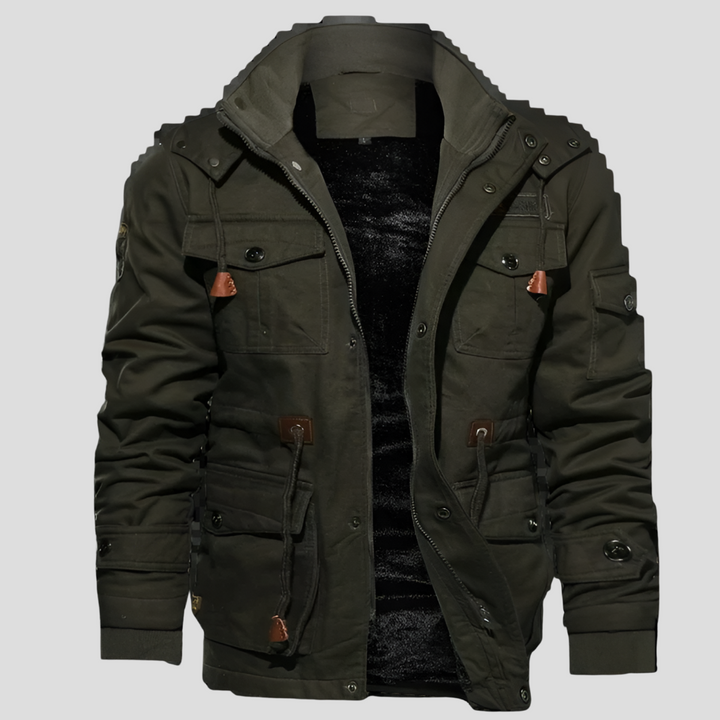 Veste Homme Robuste Résistante au Vent et Chaude