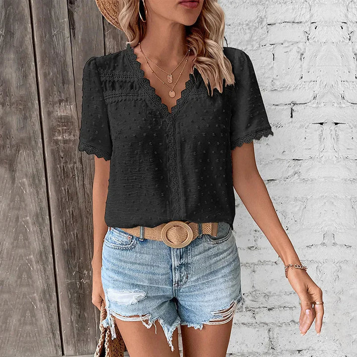 Blouse à Manches Courtes Wendy