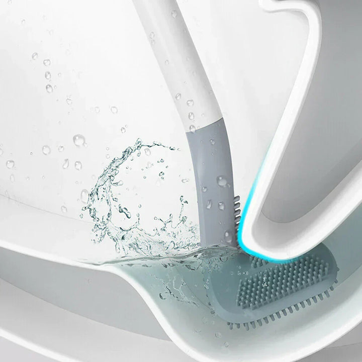 Brosse de Toilette Hygienique Intelligente Design Innovant pour une Salle de Bain Plus Propre