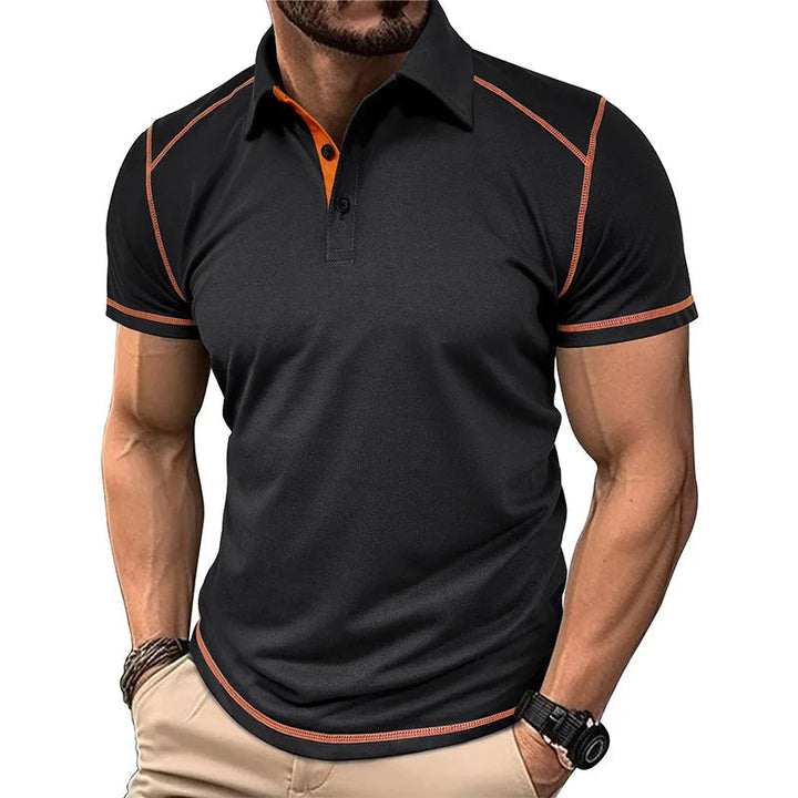 Polo pour hommes Tommy à bloc de couleur – Design classique et confort quotidien